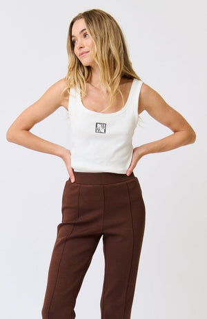 CARTEL & WILLOW Tarrah Tank - White Tank - Zabecca Living