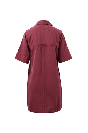 CERES LIFE Bonnie Relaxed Shirt Dress - Mulberry Dress - Zabecca Living