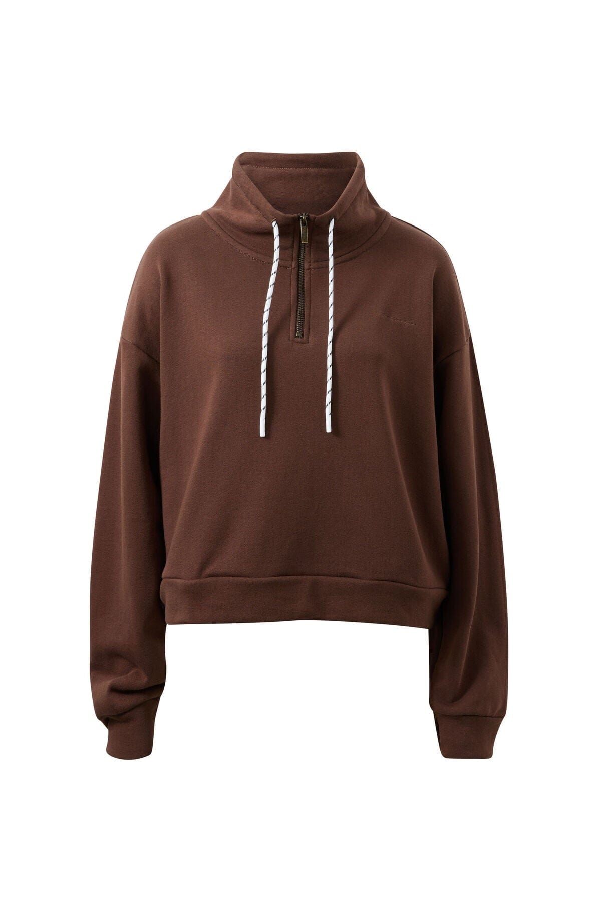 CERES LIFE Eva Sporty Half Zip - Chocolate Jacket - Zabecca Living