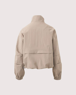CERES LIFE Fletcher Funnel Bomber - Mushroom Jacket - Zabecca Living