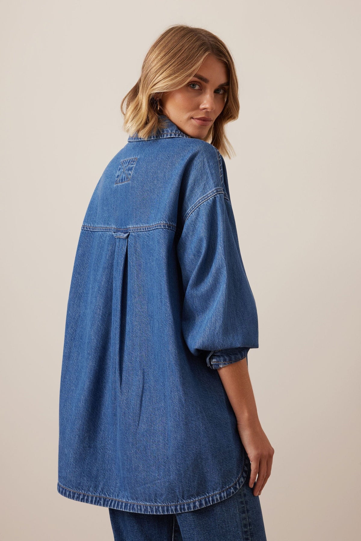 CERES LIFE Gwynne Shirt - Fresh Indigo Shirts & Blouses - Zabecca Living