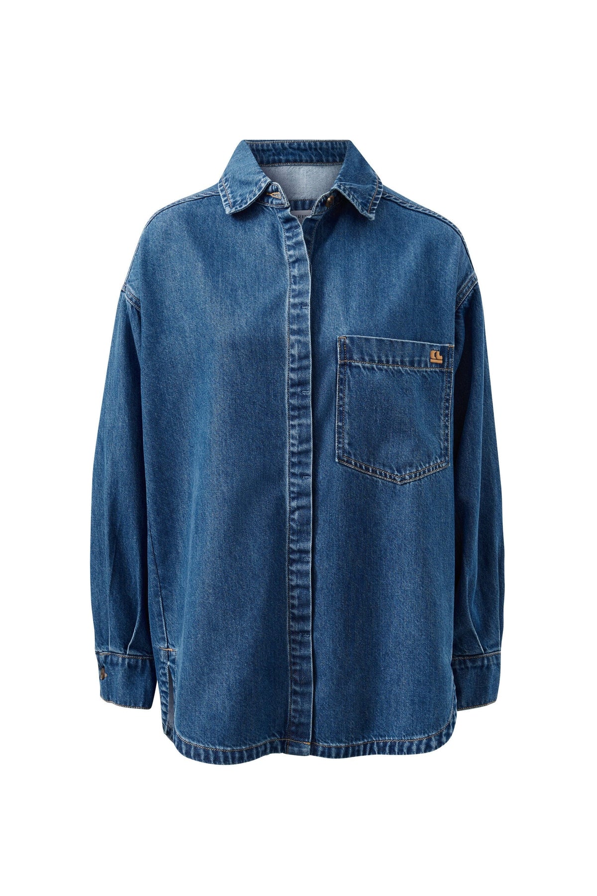 CERES LIFE Gwynne Shirt - Fresh Indigo Shirts & Blouses - Zabecca Living