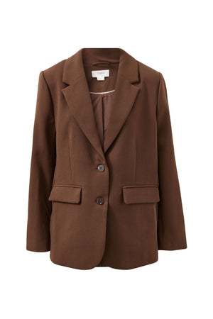 CERES LIFE Joni Blazer - Chocolate Jacket - Zabecca Living