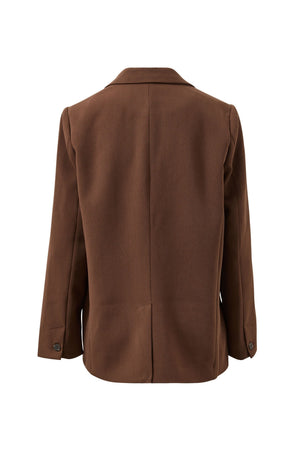 CERES LIFE Joni Blazer - Chocolate Jacket - Zabecca Living