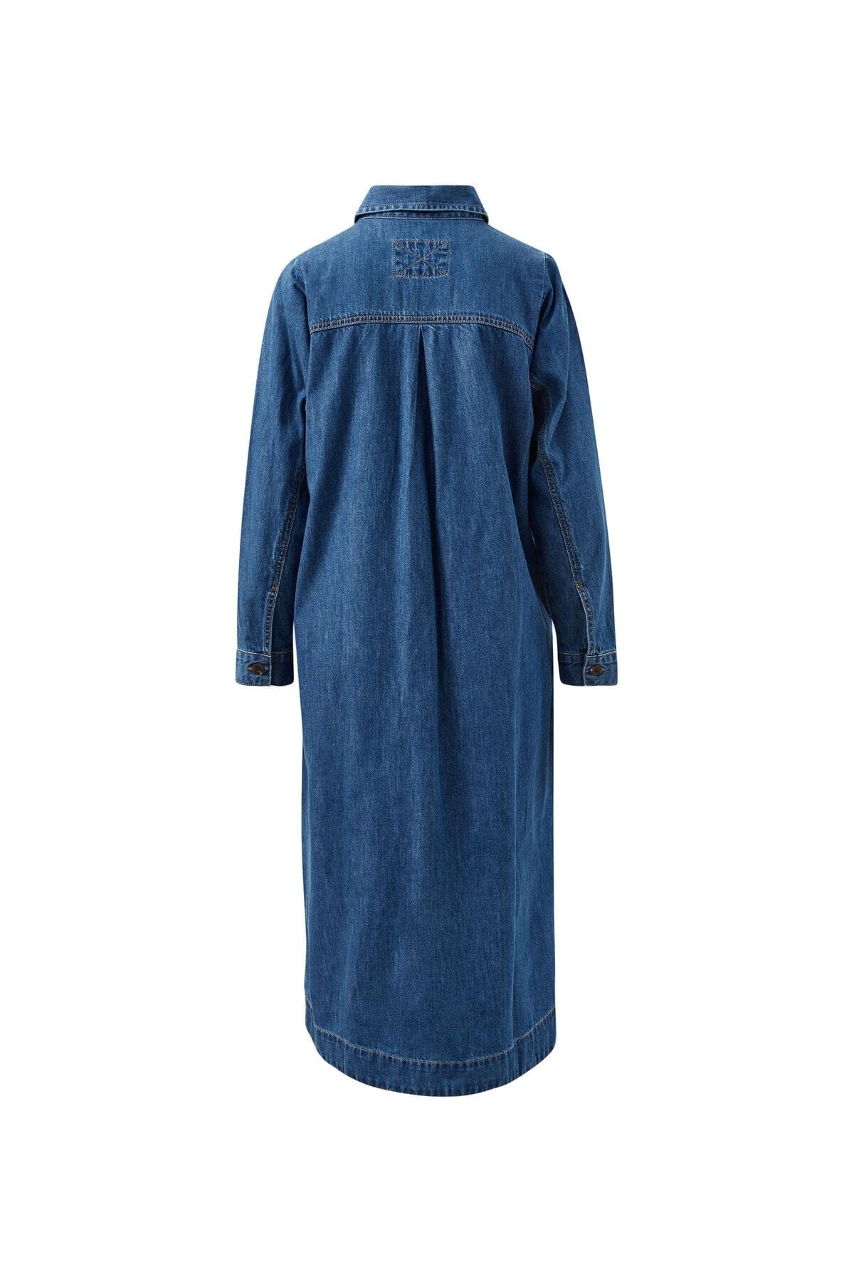 CERES LIFE Rae Long Sleeve Midi Dress - Fresh Indigo Dress - Zabecca Living