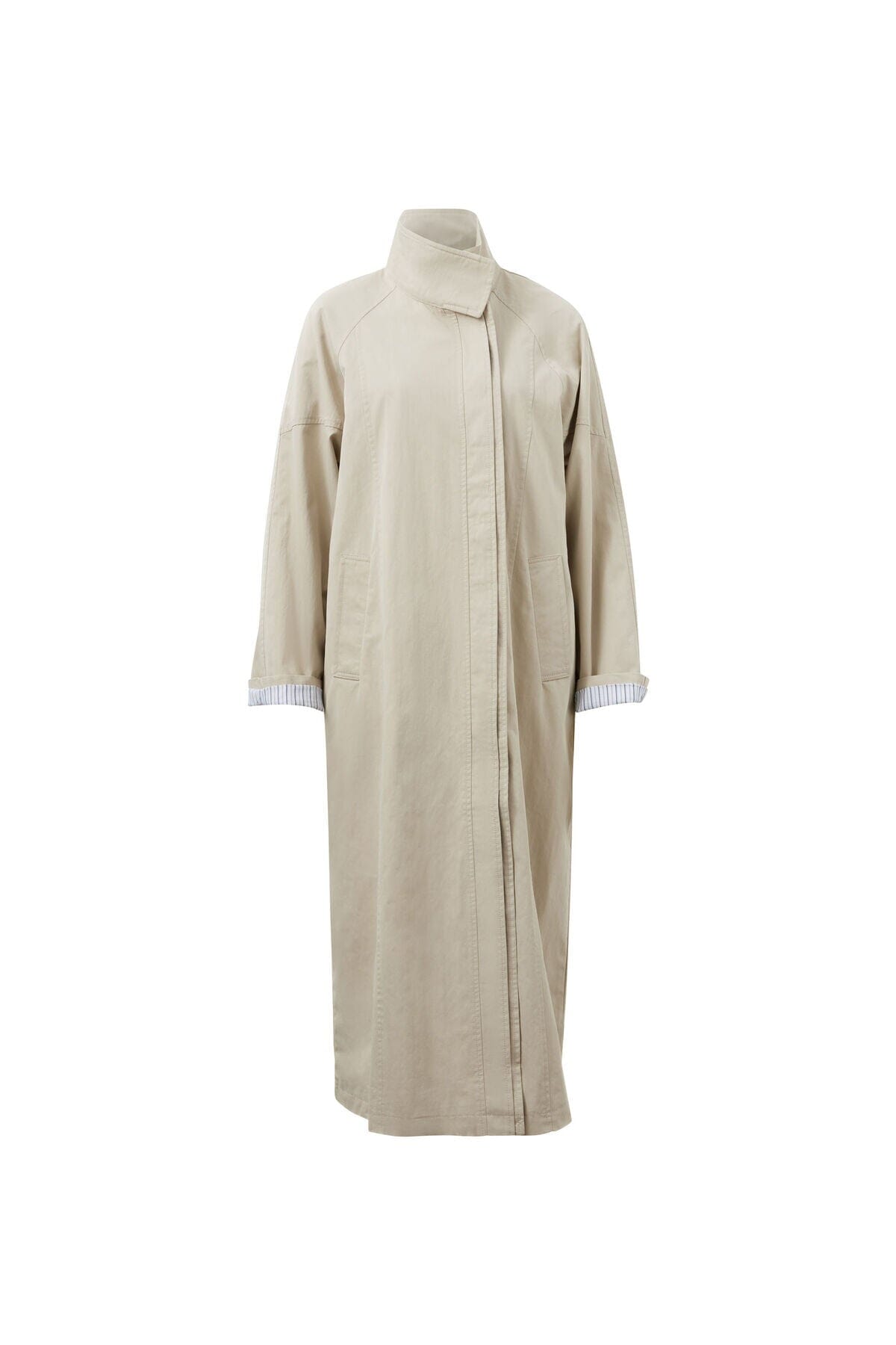 CERES LIFE Rowan Longline Jacket - Stone Jacket - Zabecca Living
