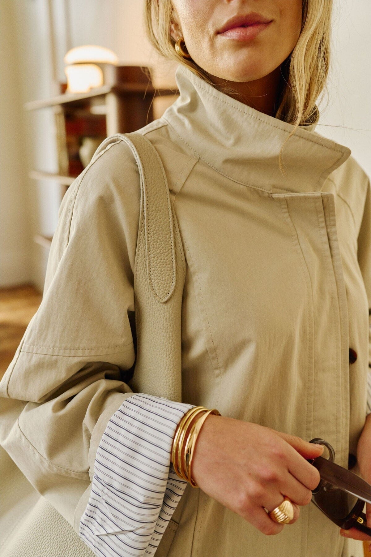 CERES LIFE Rowan Longline Jacket - Stone Jacket - Zabecca Living