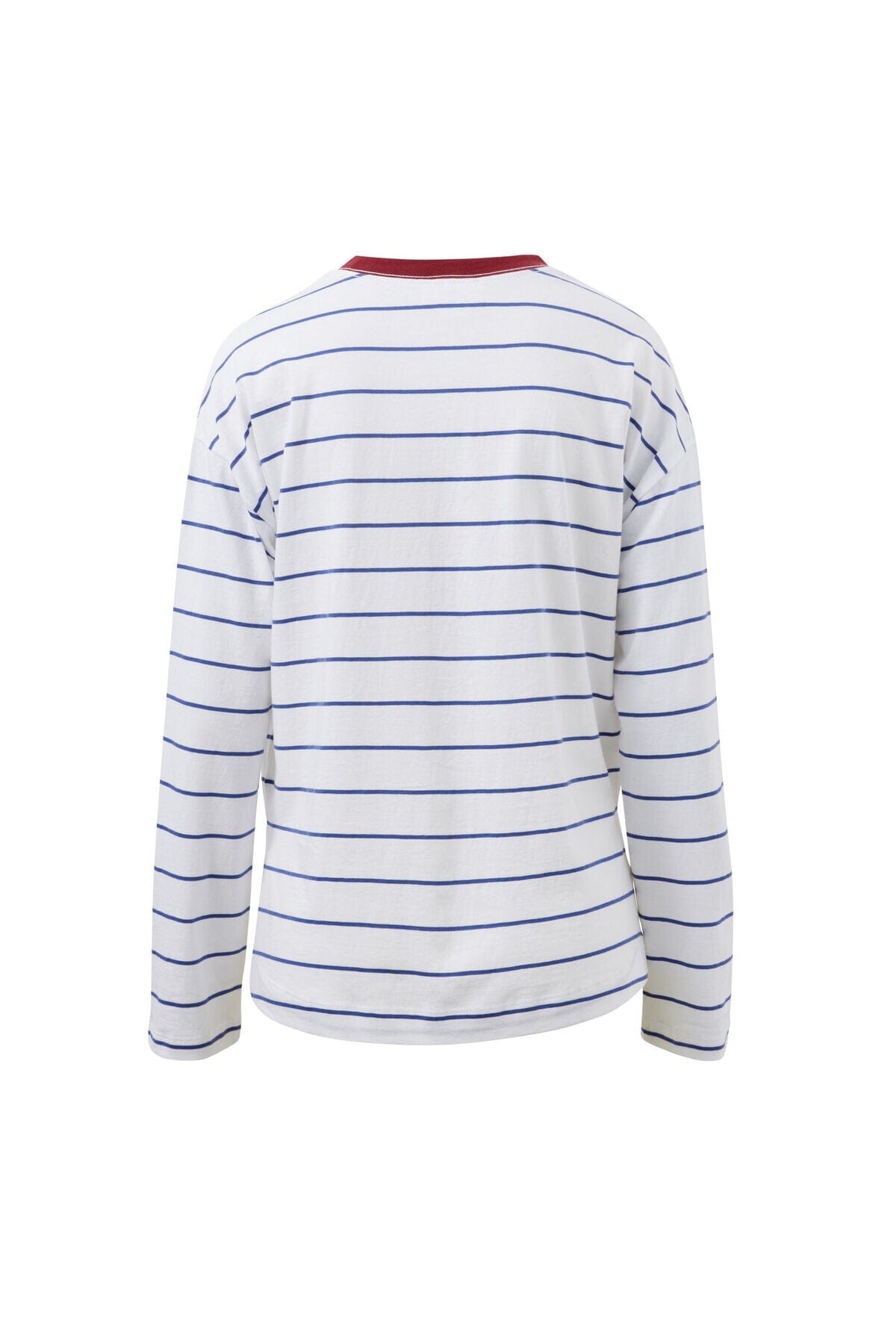 CERES LIFE Scout Slouchy Long Sleeve Tee - White Washed/Navy Stripe Long Sleeve Tee - Zabecca Living