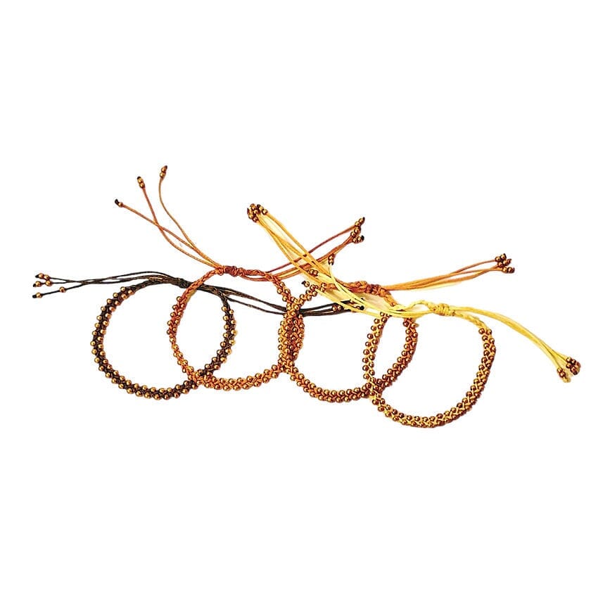 CHANDRA COLLECTIONS Nav Macrame Bracelet - Beige BRACELET - Zabecca Living