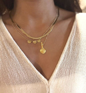 CHANDRA COLLECTIONS Sol Thread Necklace Necklace - Zabecca Living