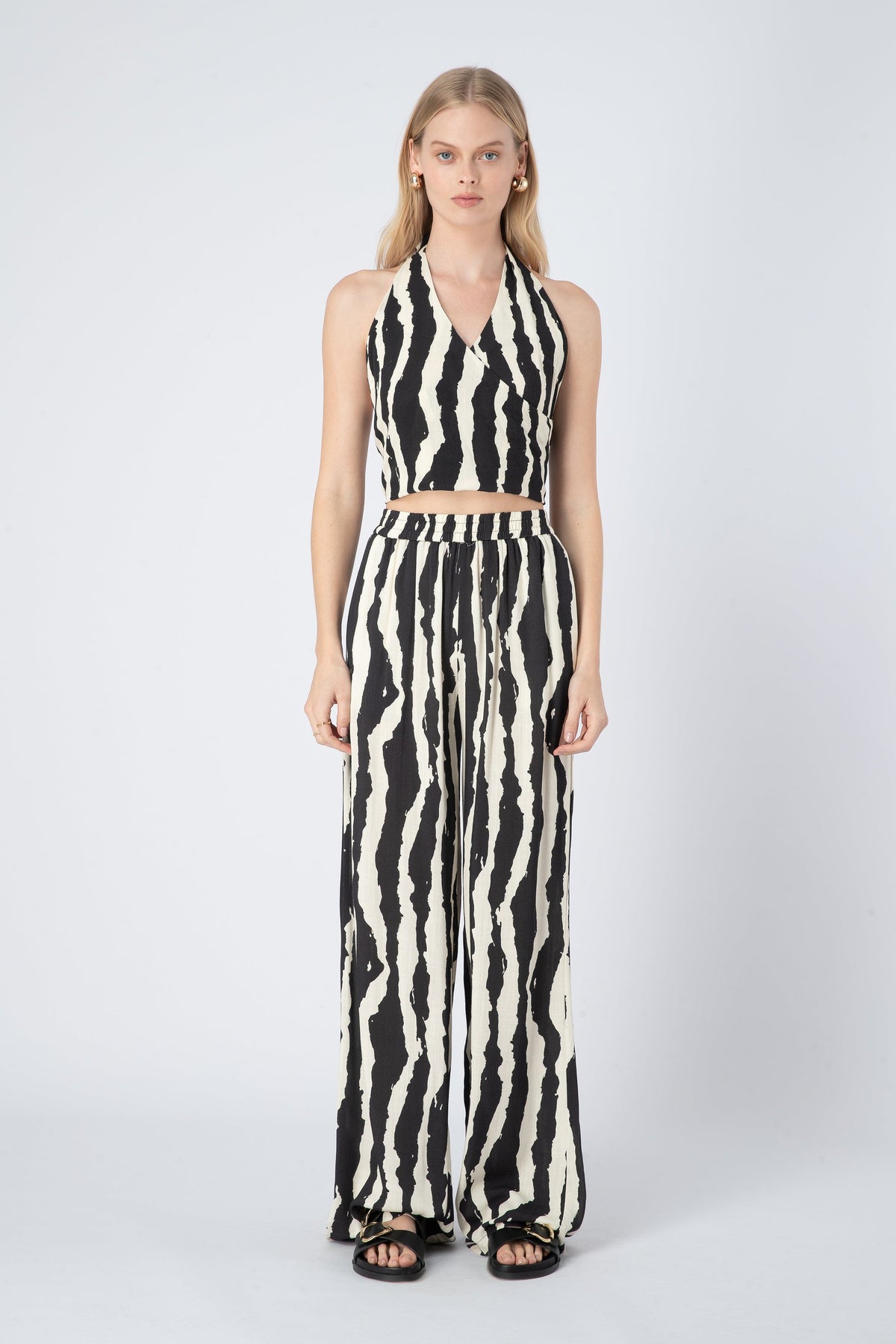 CURAAE Jett Pant - Black / White PANTS - Zabecca Living