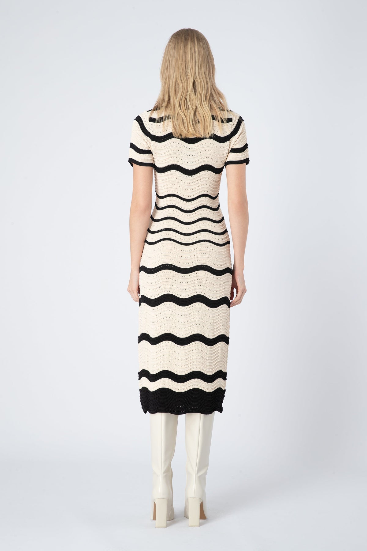 CURAAE Maia Dress - Beige / Black Dress - Zabecca Living