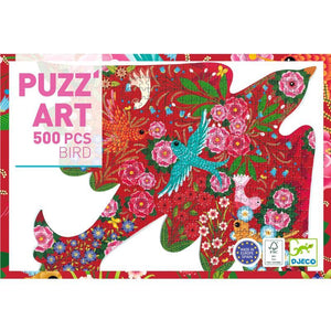 DJECO Bird Shaped 500pc Art Puzzle KIDS TOY - Zabecca Living