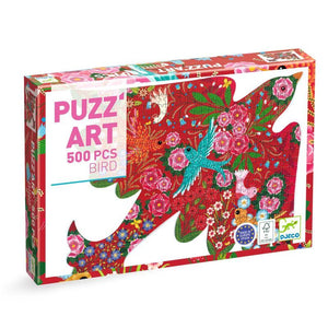 DJECO Bird Shaped 500pc Art Puzzle KIDS TOY - Zabecca Living