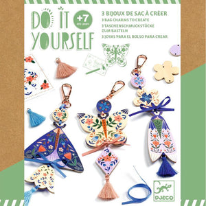DJECO Do It Yourself Butterflies Bag Charms KIDS ART + CRAFT - Zabecca Living