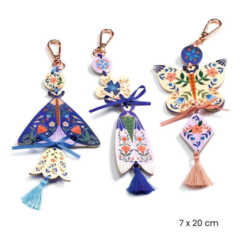 DJECO Do It Yourself Butterflies Bag Charms KIDS ART + CRAFT - Zabecca Living