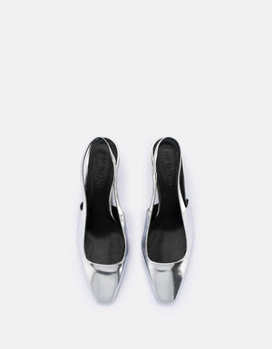 DOF STUDIOS Cecilia - Silver Mirror SHOES - Zabecca Living