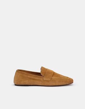 DOF STUDIOS Francesca Loafers - Tan Suede SHOES - Zabecca Living