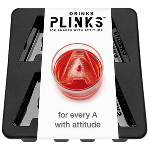 DRINK PLINKS Letter A Silicone Tray DRINKWARE - Zabecca Living