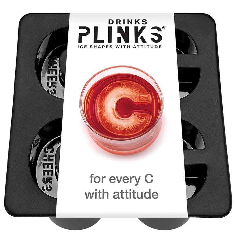 DRINK PLINKS Letter C Silicone Tray DRINKWARE - Zabecca Living