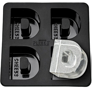 DRINK PLINKS Letter D Silicone Tray DRINKWARE - Zabecca Living