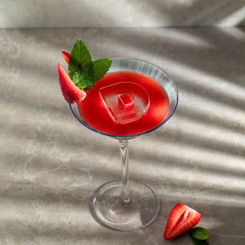 DRINK PLINKS Letter D Silicone Tray DRINKWARE - Zabecca Living