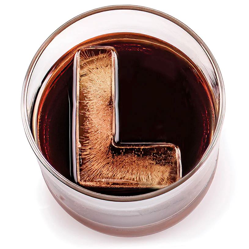 DRINK PLINKS Letter L Silicone Tray DRINKWARE - Zabecca Living