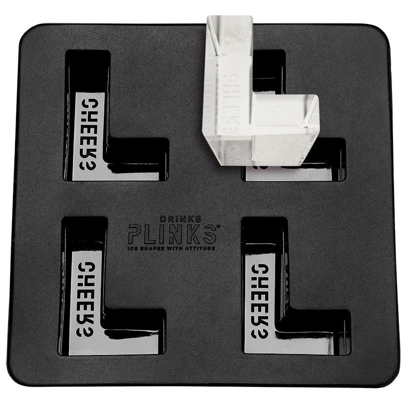 DRINK PLINKS Letter L Silicone Tray DRINKWARE - Zabecca Living