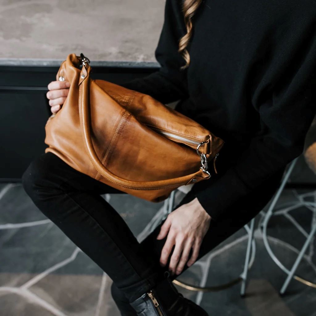 DUSKY ROBIN Adele Bag - Black HANDBAG - Zabecca Living