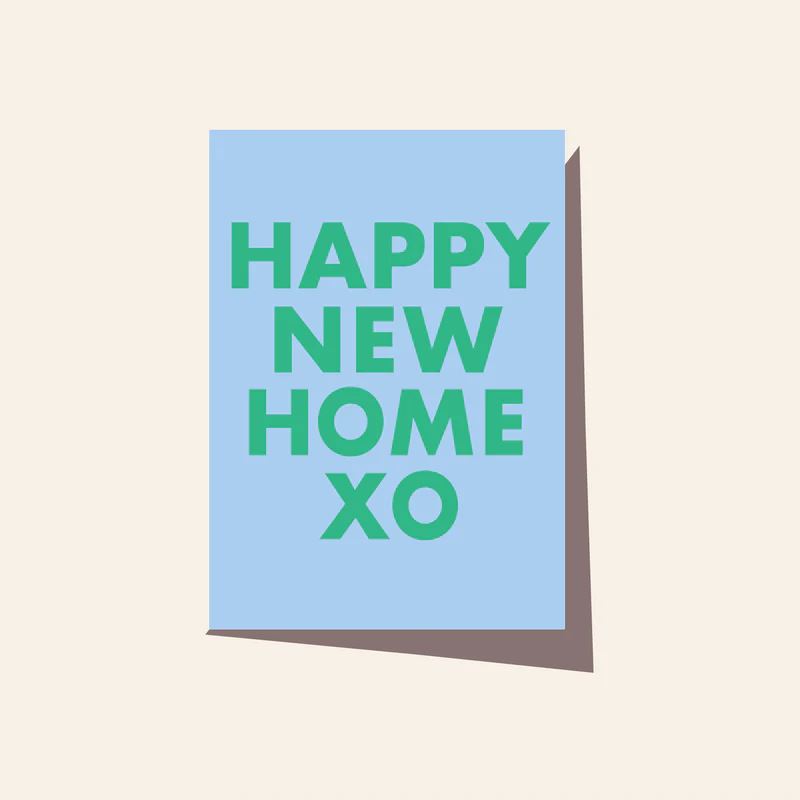 ELM PAPER Greeting Card - Happy New Home greeting card - Zabecca Living