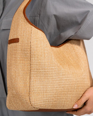 ELMS + KING Arcadia Tote - Tan Weave TOTE BAG - Zabecca Living