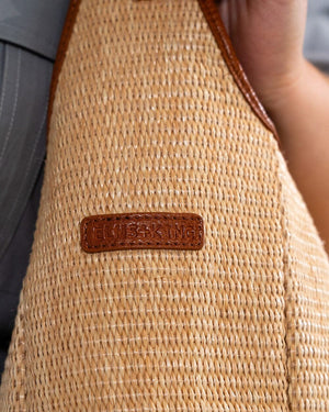 ELMS + KING Arcadia Tote - Tan Weave TOTE BAG - Zabecca Living
