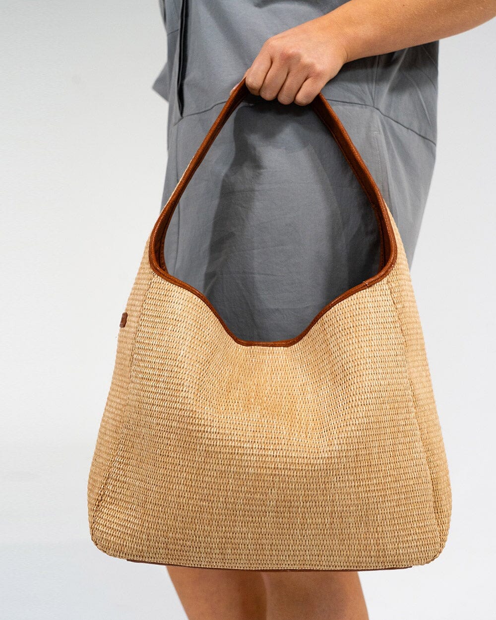 ELMS + KING Arcadia Tote - Tan Weave TOTE BAG - Zabecca Living