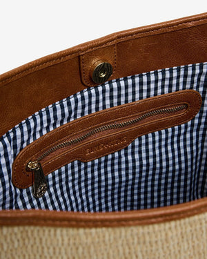 ELMS + KING Arcadia Tote - Tan Weave TOTE BAG - Zabecca Living