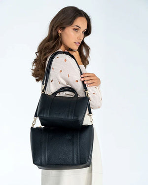 ELMS + KING Baby Messina Tote - Black HANDBAG - Zabecca Living