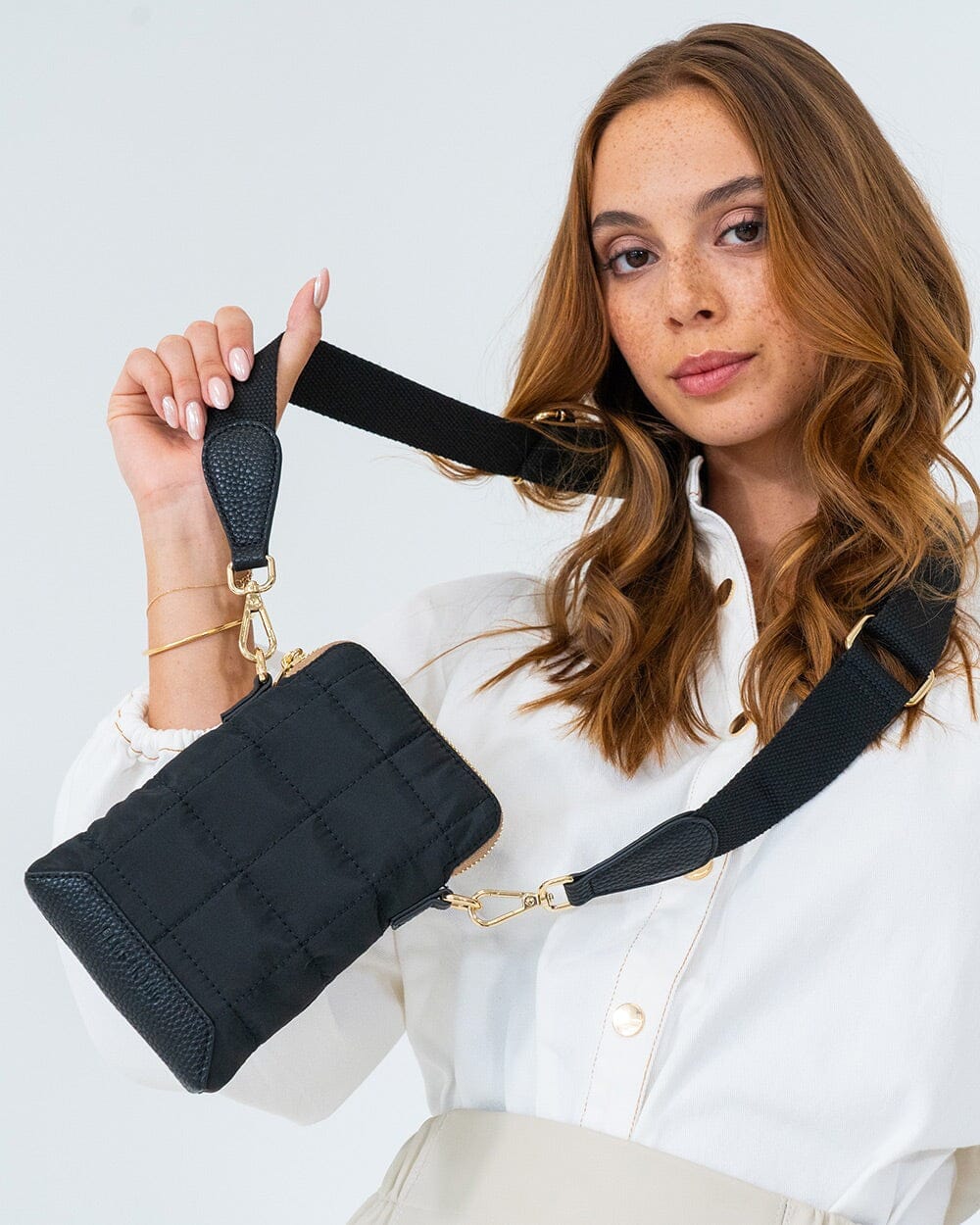 ELMS + KING Baker Phone Bag - Black HANDBAG - Zabecca Living