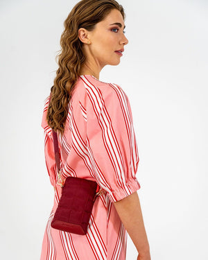 ELMS + KING Baker Phone Bag - Burgundy HANDBAG - Zabecca Living