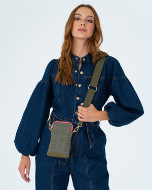 ELMS + KING Baker Phone Bag - Khaki HANDBAG - Zabecca Living