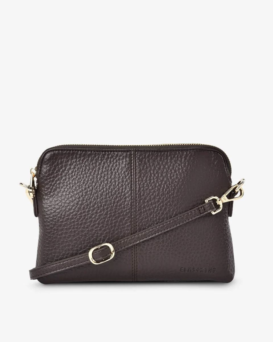 ELMS + KING Bowery Crossbody - Chocolate HANDBAG - Zabecca Living
