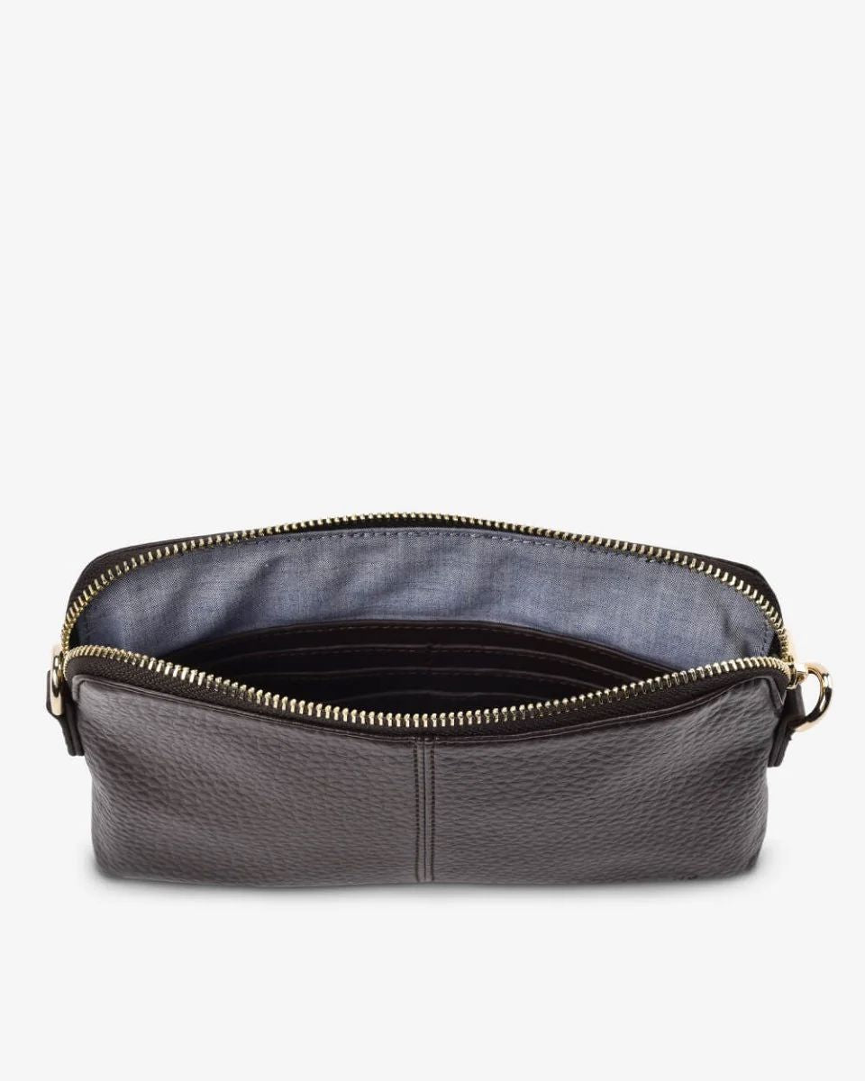 ELMS + KING Bowery Crossbody - Chocolate HANDBAG - Zabecca Living