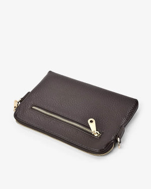 ELMS + KING Bowery Crossbody - Chocolate HANDBAG - Zabecca Living