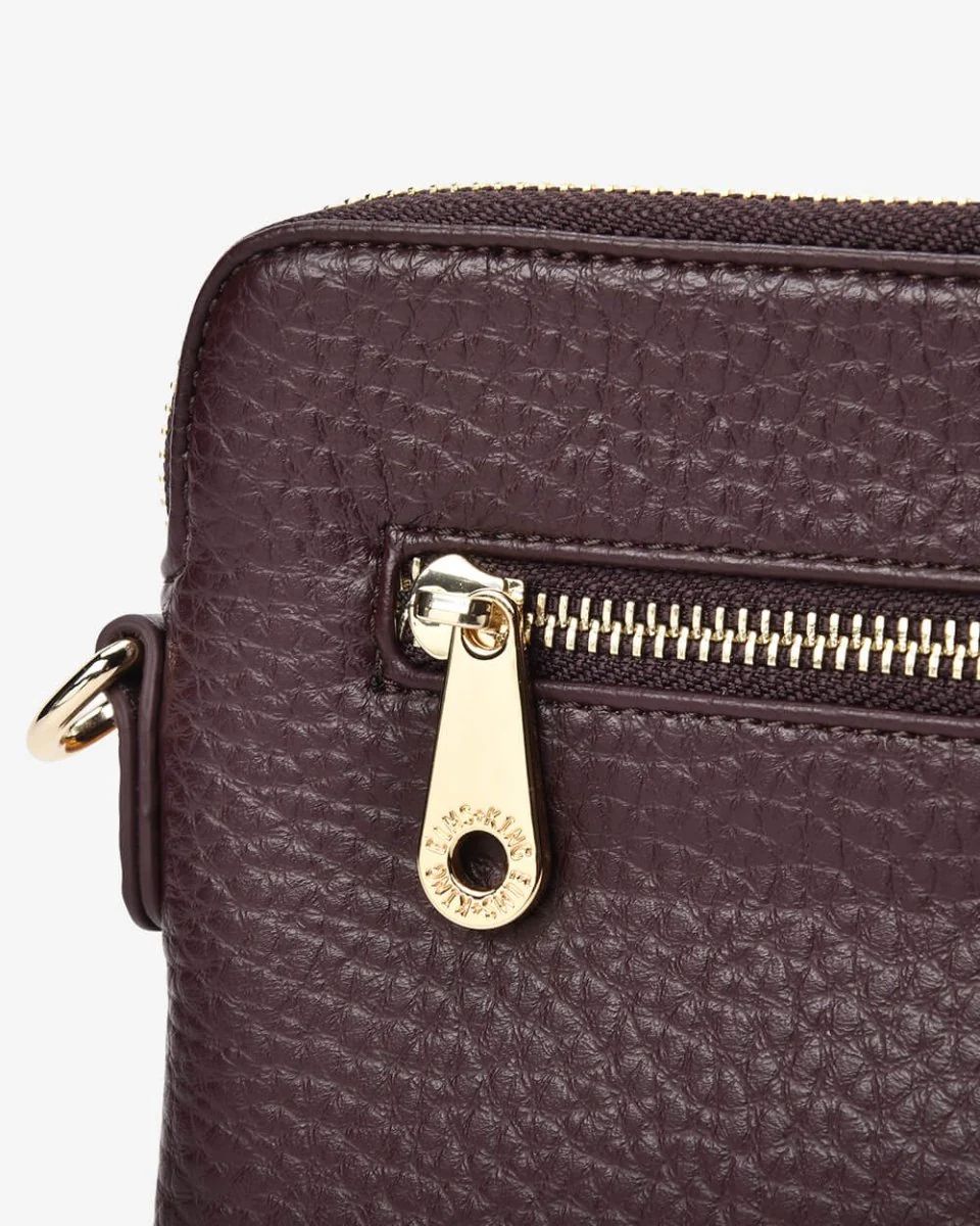 ELMS + KING Bowery Crossbody - Wine HANDBAG - Zabecca Living