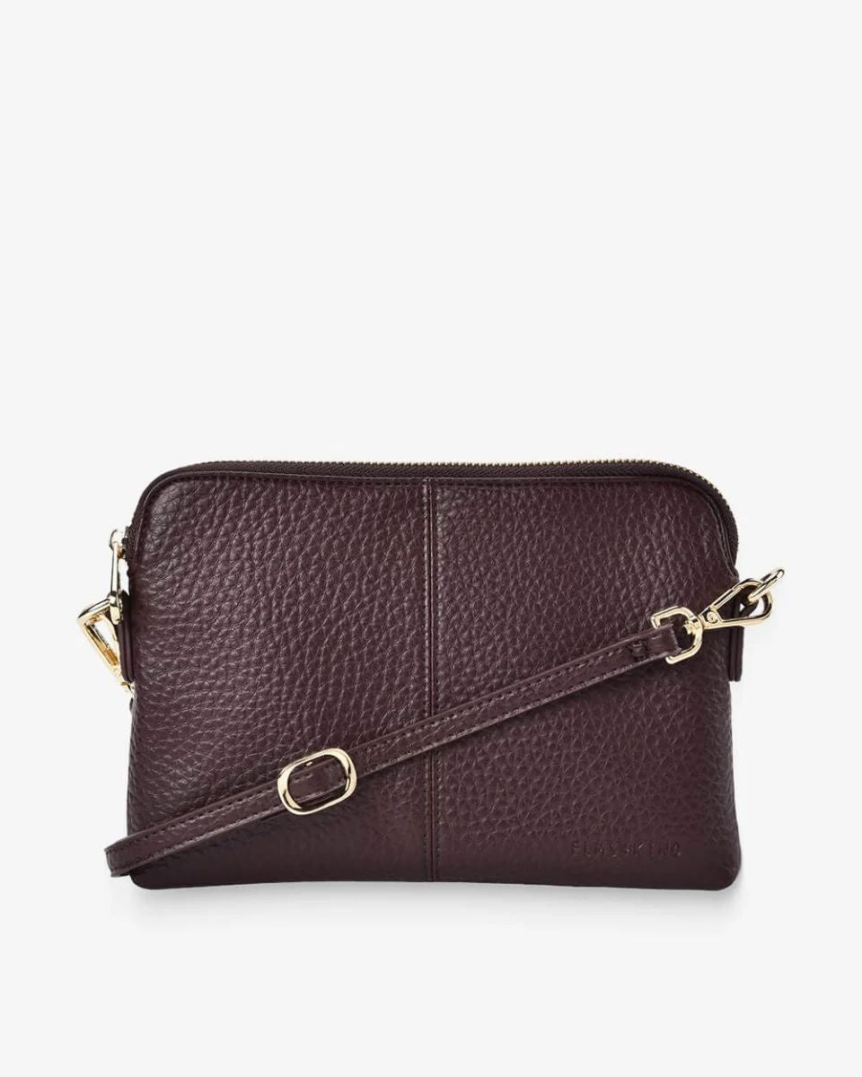 ELMS + KING Bowery Crossbody - Wine HANDBAG - Zabecca Living