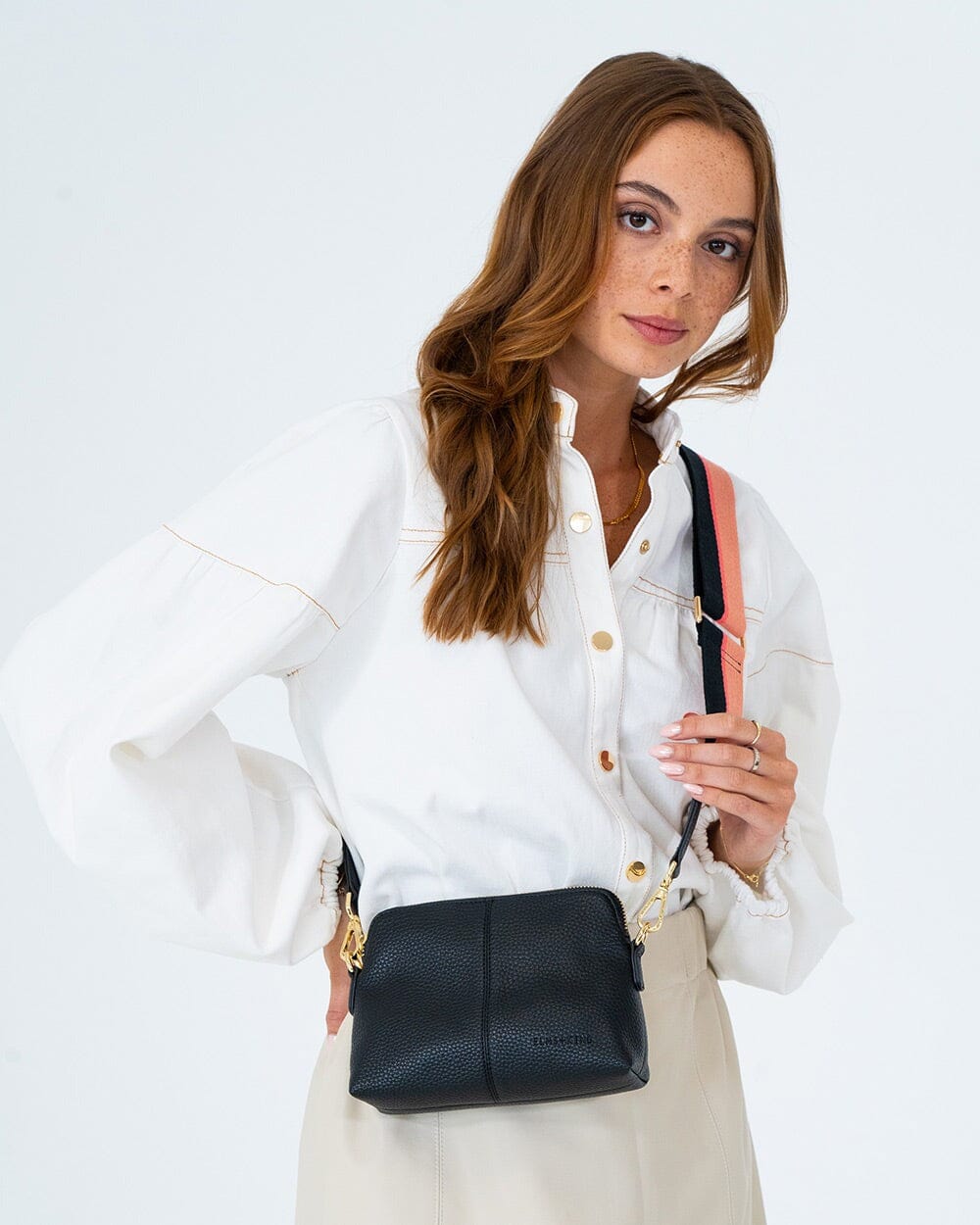 ELMS + KING Burbank Crossbody - Black HANDBAG - Zabecca Living