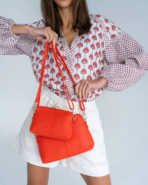 ELMS + KING Burbank Crossbody Large - Red HANDBAG - Zabecca Living