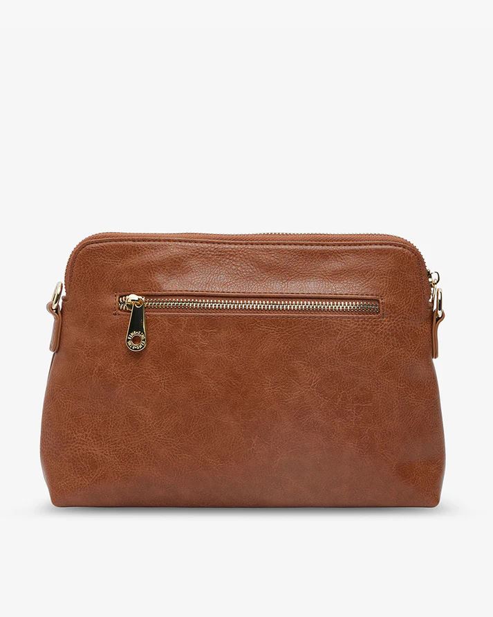 ELMS + KING Burbank Crossbody Large - Tan Pebble HANDBAG - Zabecca Living