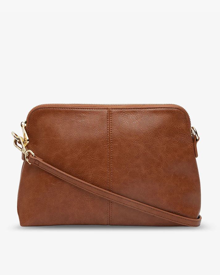 ELMS + KING Burbank Crossbody Large - Tan Pebble HANDBAG - Zabecca Living
