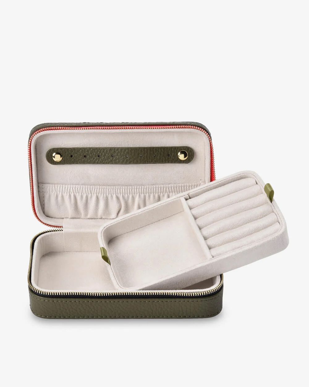 ELMS + KING Jewellery Case Large - Khaki Jewellery Box - Zabecca Living