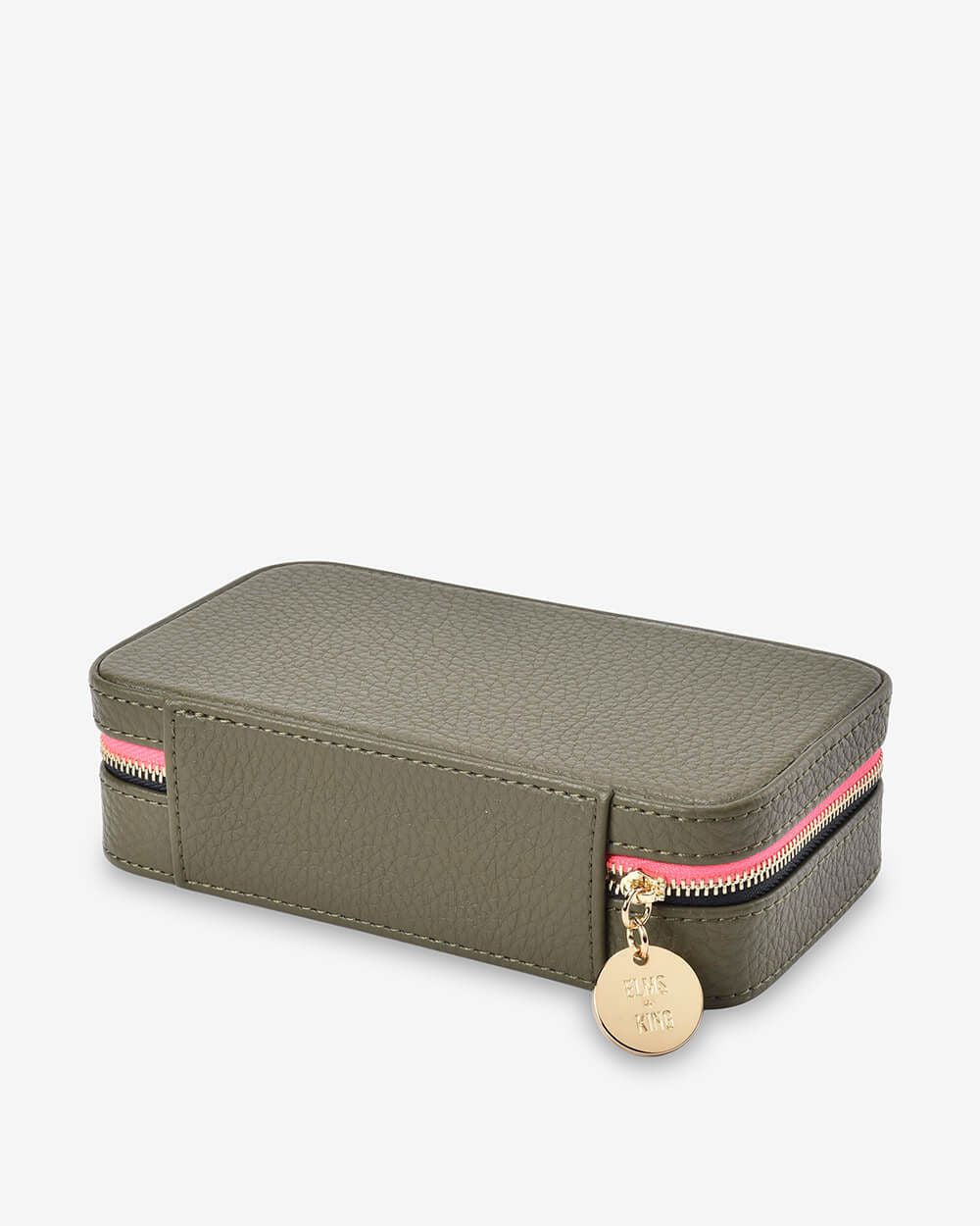 ELMS + KING Jewellery Case Large - Khaki Jewellery Box - Zabecca Living