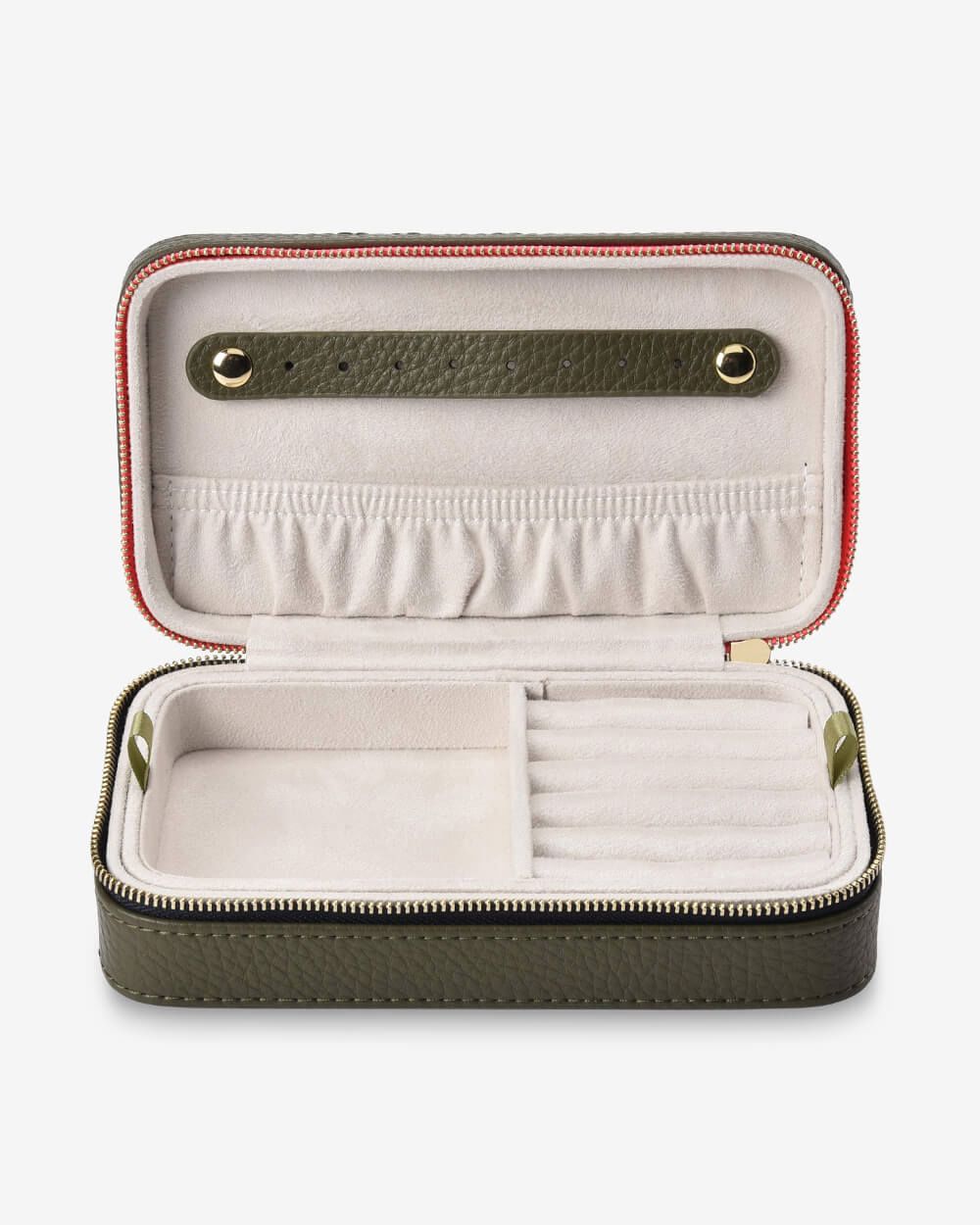 ELMS + KING Jewellery Case Large - Khaki Jewellery Box - Zabecca Living
